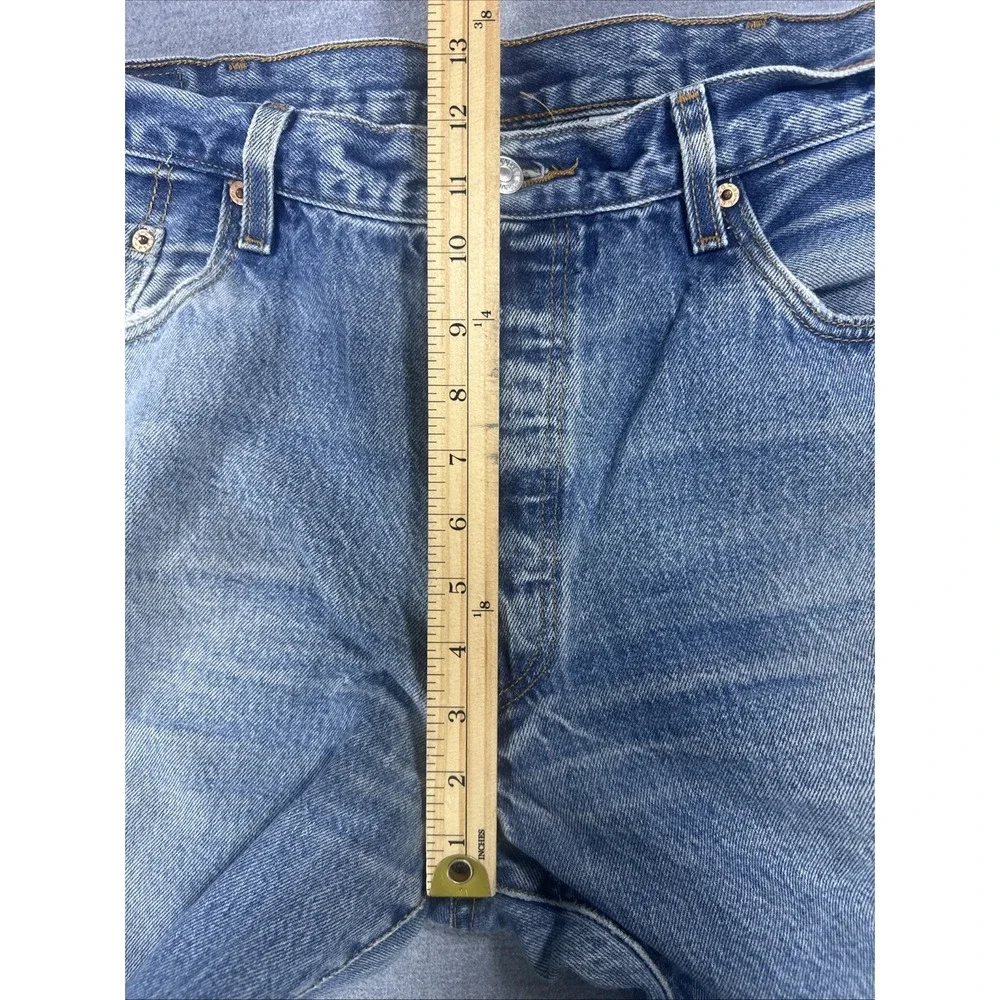 Vtg Levi's 501 Original Fit Jeans Men's 40x38 Light Wash Button Fly 100% Cotton